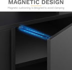 DWVO 70'' TV Stand with 36" Electric Fireplace, Entertainment Center with LED - Image 6