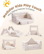 ROBUD Kids Couch, DIY-Style & Washable Toddler Sofa - Image 5