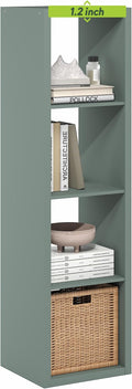 Furinno Cubicle Book Shelf, Vertical 4-Cube Bookshelf, Extra Thick Horizontally by Furinno-FitsYourSpaceFitsYourBudget