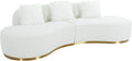 Pasargad Home Simona Collection Curved Sofa by PasargadHome