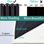 Yakamok Cream 100% Blackout Curtains 96 Inches Long - Image 5