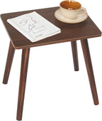 Small Side Table, Mid Century Modern End Tables Living Room, Wood Accent Bed by AWASEN