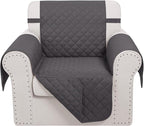 Reversible Recliner Chair Covers, Dark Grey | Chair Covers by LuxshareHome