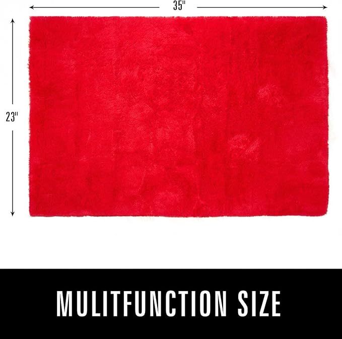 LOCHAS 2x3 Area Rugs Fluffy Living Room Carpets - Image 2