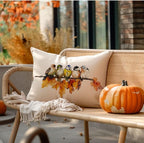 RABUSOFA Fall Pillow Covers 12x20 Inch Bird Autumn Decorations - Image 5