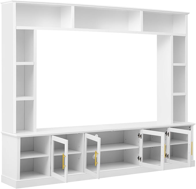 Merax 95" Entertainment Center for TVs up to 80", All-in-One TV Stand - Image 7