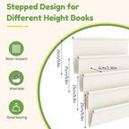 XiaZ Child Book Shelf Wooden Montessori Toddler Bookshelf Solid Pine B-Frame - Image 9