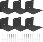 FENTEC Floating Book Shelves for Wall, Wall Mounted Invisible Floating Bookshelf by Fentec