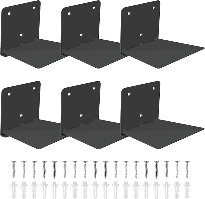 FENTEC Floating Book Shelves for Wall, Wall Mounted Invisible Floating Bookshelf by Fentec