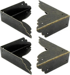 Bivethoi 8 Packs Bronze Box Corner Protectors, Edge Cover Safety Guard - Image 3