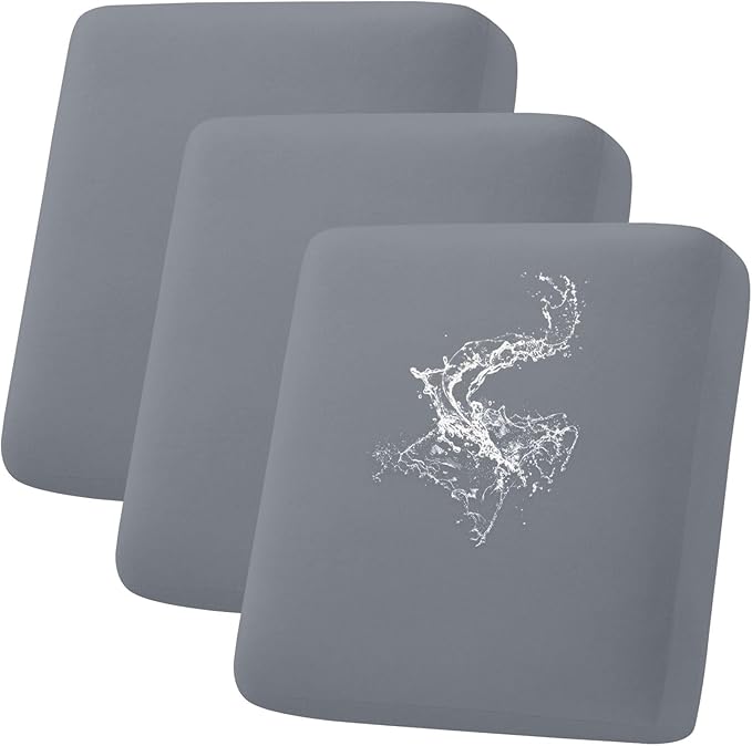 Waterproof Couch Cushion Covers, Stretch Sofa Seat Slipcovers | Stretch Fabric by hyha