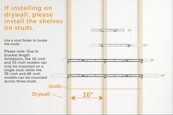 BAYKA Floating Shelves for Wall, 36 Inches Wall Mounted Wood Shelves for - Image 7