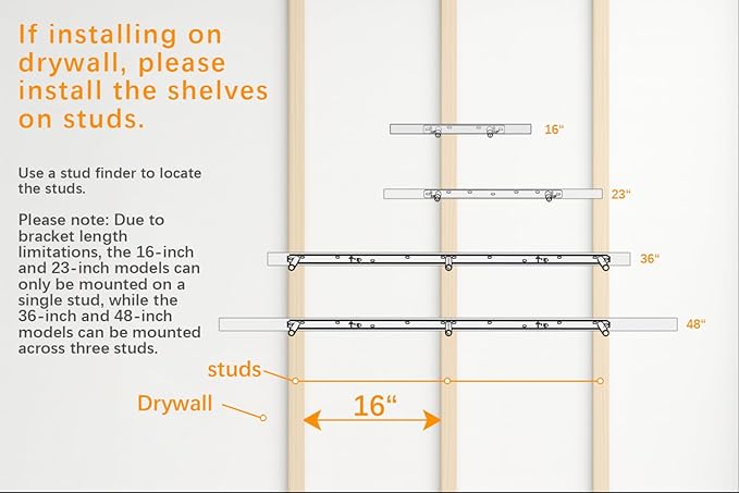 BAYKA Floating Shelves for Wall, Wall Mounted Rustic Wood Shelves for Bathroom - Image 9