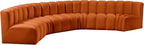 Meridian Furniture 103Cognac-S6B Arc Collection Modern | Contemporary Modular - Image 5