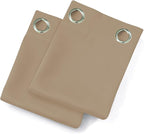Natural Thermal Blackout Curtains/42 x 84 Inch/Set of 2 Panels Room Darkening - Image 8