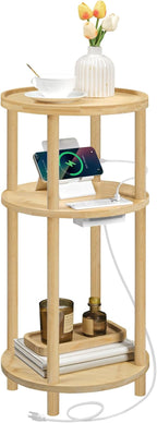 HOOBRO Small Round Side Table by HOOBRO