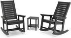 GREENVINES Outdoor Rocking Chair Set | 3-Piece | 2 Rocking Chairs by GreenVines