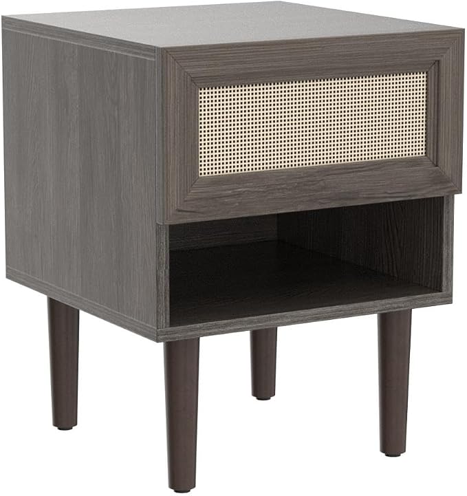 mopio Haylee Rattan Side Table, Small Accent Tables - Image 4