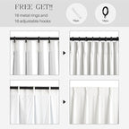 Pinch Pleated Linen Curtains 100% Blackout 84 Inches Long - Image 7