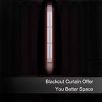 Coral Blackout Curtains 42 x 54 Inch Length Set of 2 Panels Grommet Bedroom - Image 3