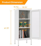 Slim Metal Storage Cabinet - Image 3