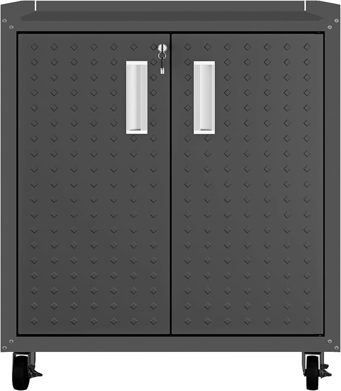 Manhattan Comfort Fortress Rolling Garage Storage Cabinet by ManhattanComfort