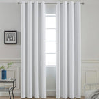 Yakamok Room Darkening Curtains 52x90 inch Greyish White-Living Room | 2 panels by Yakamok