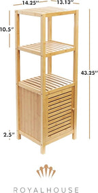 RoyalHouse Bamboo 3-Tier Floor Organizer - Image 3
