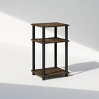 Furinno Just 3-Tier Turn-N-Tube Open Storage Nightstand, Plastic Poles - Image 6