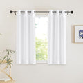 NICETOWN White Sheer 54 inch Length Curtains, Grommet Soft Voile Sheer Light by NICETOWN