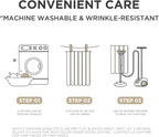 Joydeco Pinch Pleated Linen Curtains - Image 9
