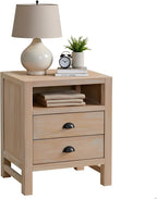 Arden Rustic Wood Nightstand by AlaterreFurniture