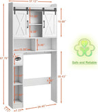 Vabches Over The Toilet Storage Cabinet, Farmhouse Storage Cabinet Over Toilet - Image 2