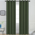 Yakamok Room Darkening Curtains 52x96 inch Length Greyish Green-Living Room | 2 by Yakamok