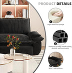 KEIKI 73.2" Queen Sleeper Sofa Bed, 3-in-1 Convertible Pull Out Couch - Image 4