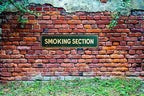 Vintage Tin Smoking Section Sign Retro Metal Sign for Outdoor indoor Decoration - Outdoor indoor Funny Wall Art Plaque 4x16 Inch - Image 4