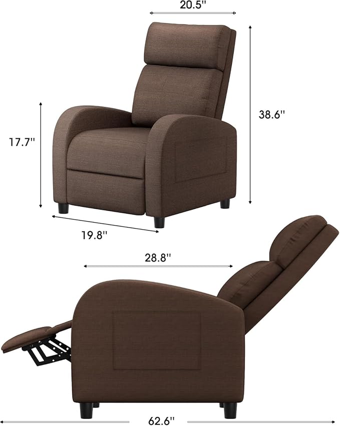 Homall Recliner Chair, Recliner Sofa - Image 3
