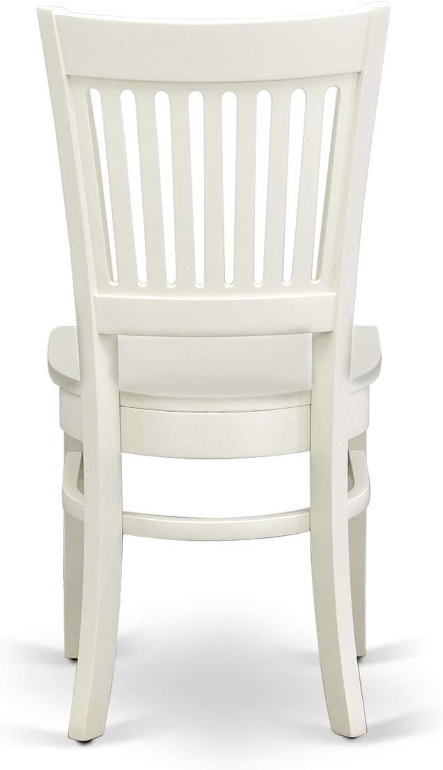 East West Furniture NDVA5-LWH-W 5 Piece Dining Table Set - Image 12