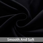 Yakamok Room Darkening Curtains 52x108 inch Length Black-Living Room | 2 panels - Image 4