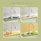 Faucet Mat for Kitchen Sink, 2024 Upgrade Faucet Guard Draining Mat Silicone - Image 5