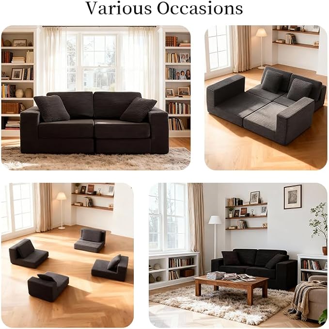 FILUXE Modular Sectional Sofa, Modern Modular Sofa Couch - Image 5
