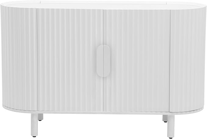 Curved Design Light Luxury Swith Adjustable Shelves, Suitable - Image 3