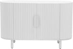 Curved Design Light Luxury Swith Adjustable Shelves, Suitable - Image 3