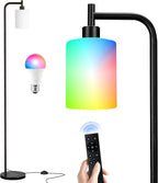 Ziisee RGB Floor Lamps for Living Room, Dimmable Industrial Standing Lamp - Image 7