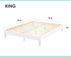 Mellow Naturalista Grand 12 Inch Solid Wood Platform Bed - Image 2