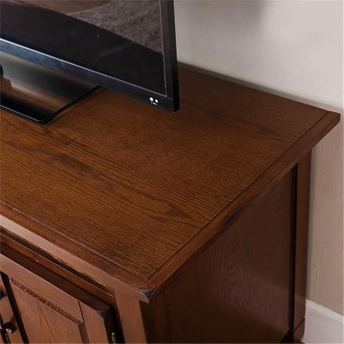 Leick Home 89360 Rustic Oak TV Stand - Image 5