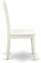 East West Furniture CLC-LWH-W Clarksville Dining Room Chairs - Image 6