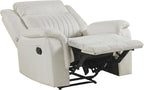 Lexicon Manual Recliner Chair, Polished Microfiber Reclining Sofa Chair - Image 12