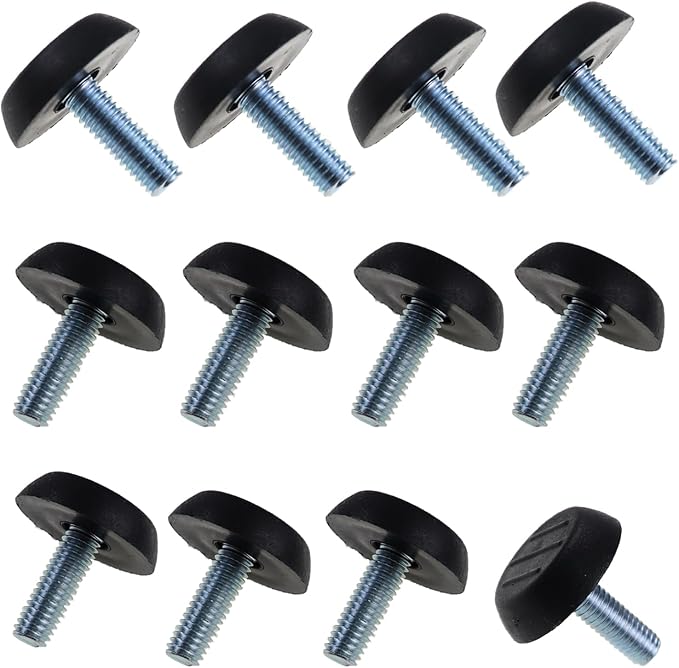 1/4-20 UNC Thread Adjustable Furniture Levelers Table Feet Screw in Threaded by Unknown