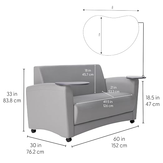 FDP Pro Series Upholstered Common Area Sofa - Image 2
